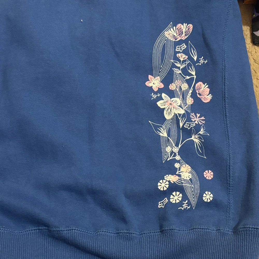 Fox Riders Co Blue Jacket with Floral Design - Picture 5 of 8